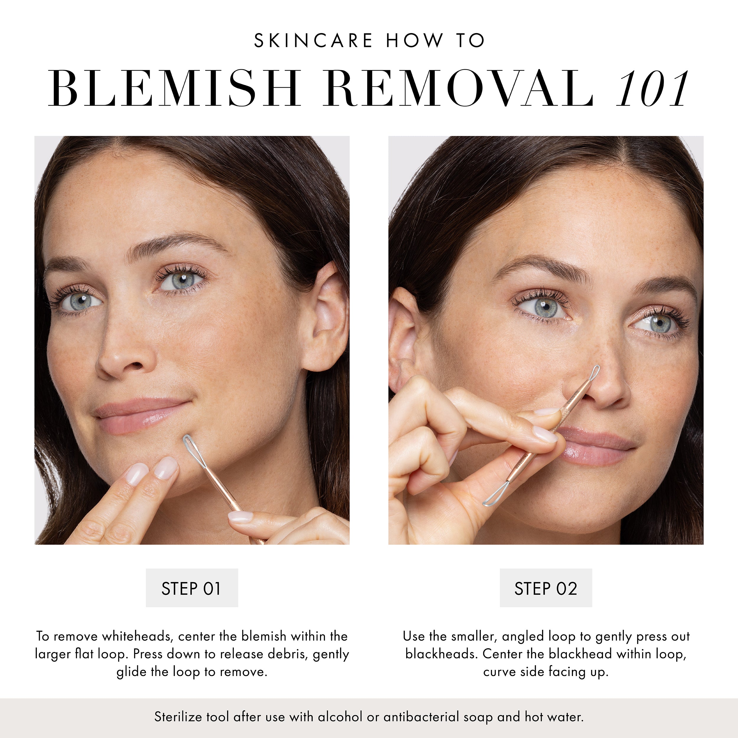 Tweezerman No Slip Skincare Tool Rose Gold