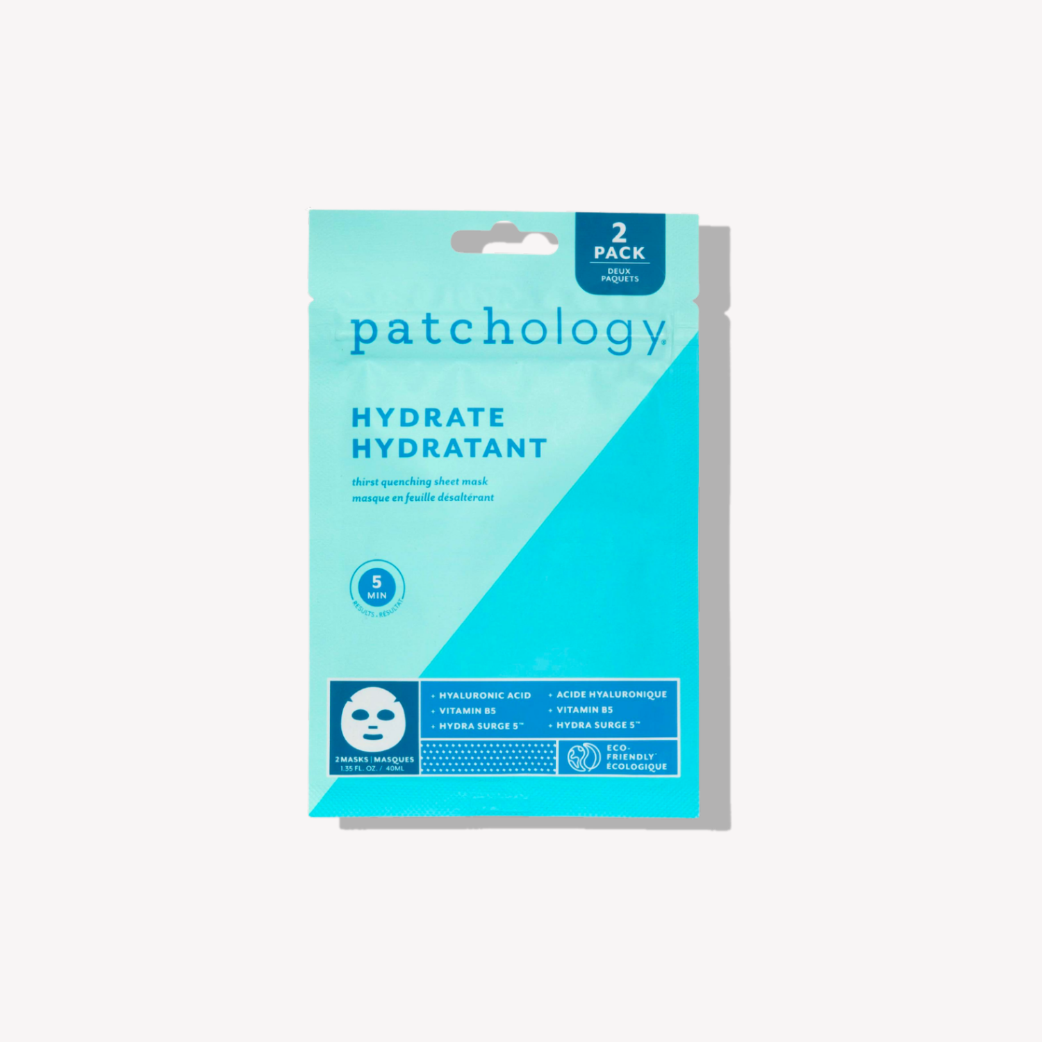 Patchology Hydrate 2 Pack Sheet Mask Duo