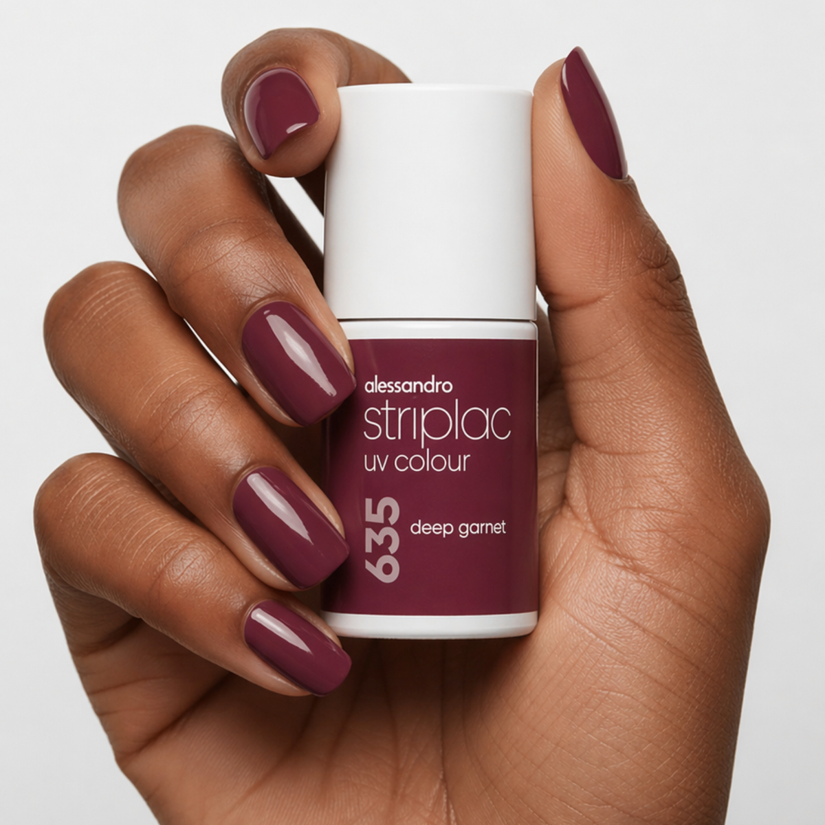 Alessandro Striplac UV Colour 635, Deep Garnet