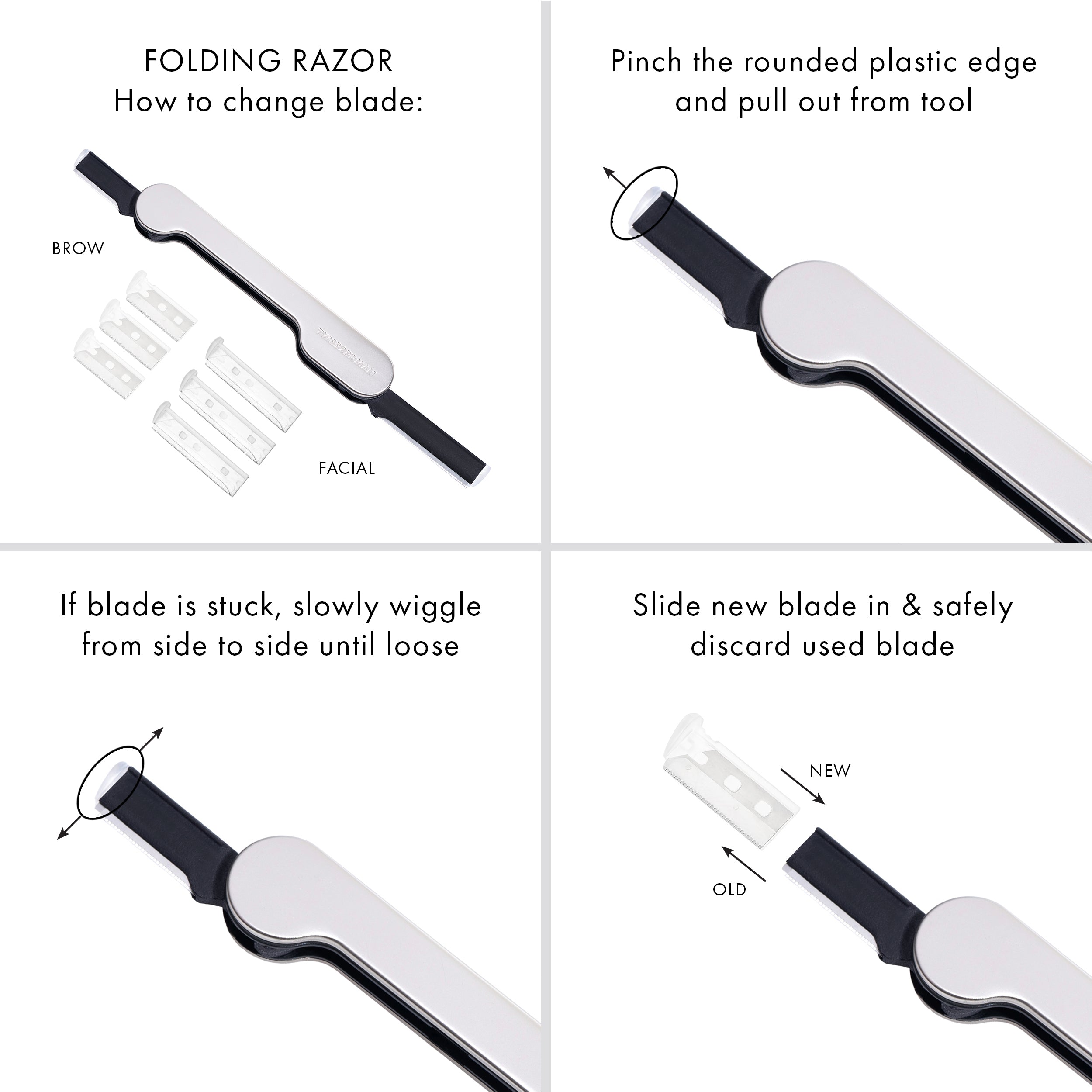 Tweezerman Brow & Facial Grooming Set