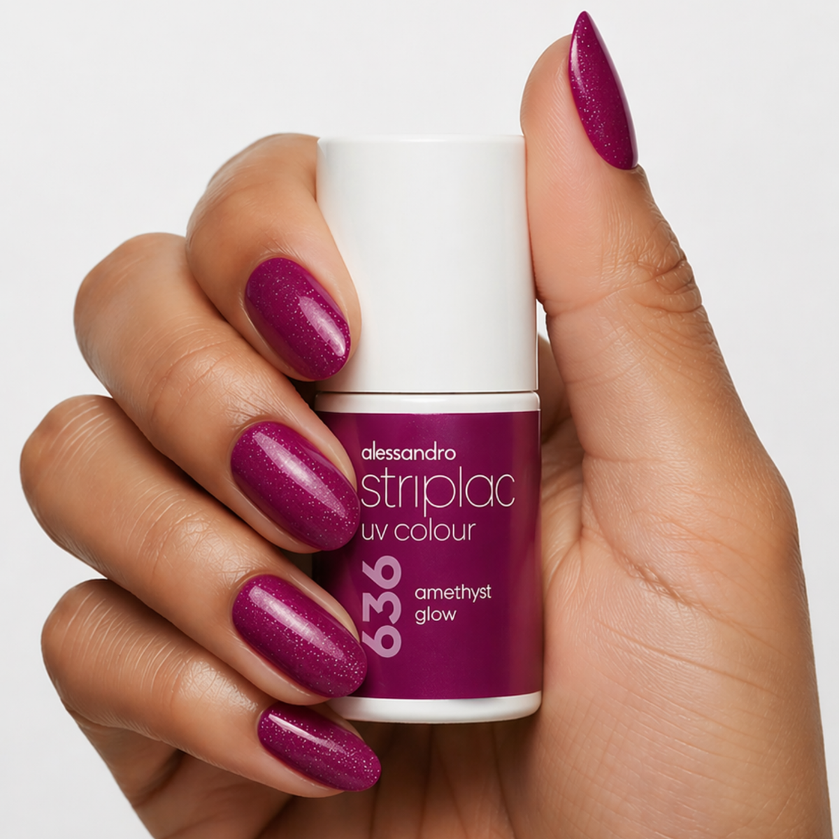 Alessandro Striplac UV Colour 636, Amethyst Glow