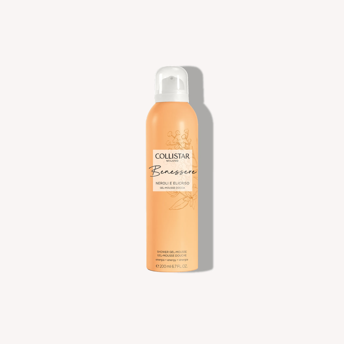 Collistar Benessere Shower Gel-Mousse Neroli & Helichrysum