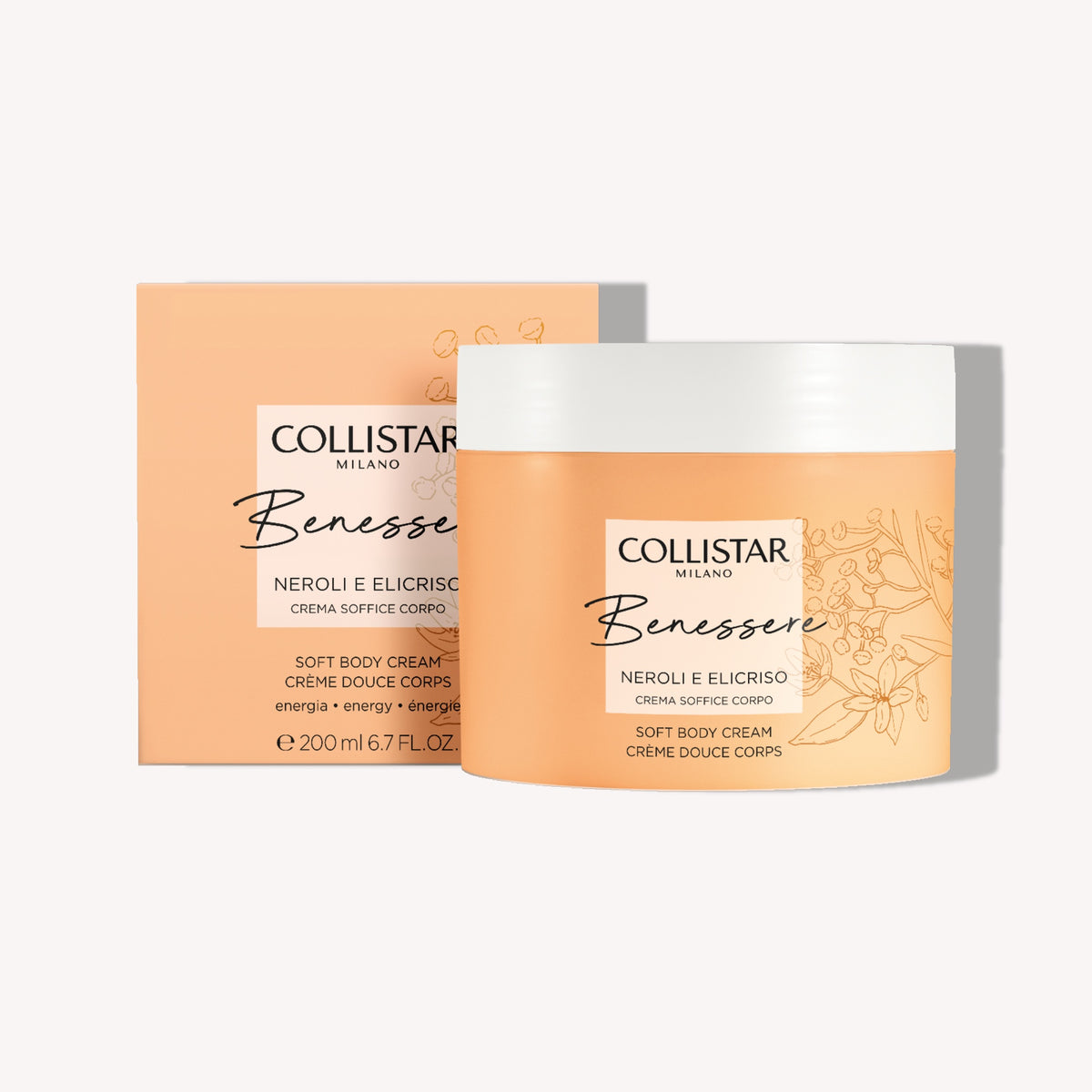 Collistar Benessere Body Cream Neroli & Helichrysum 200 ml
