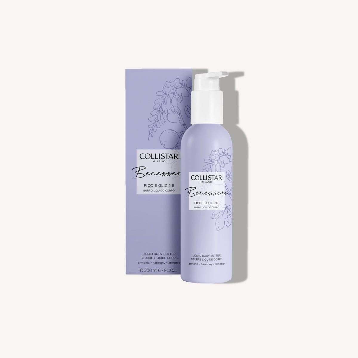Collistar Benessere Liquid Body Butter Fig & Wisteria 200 ml