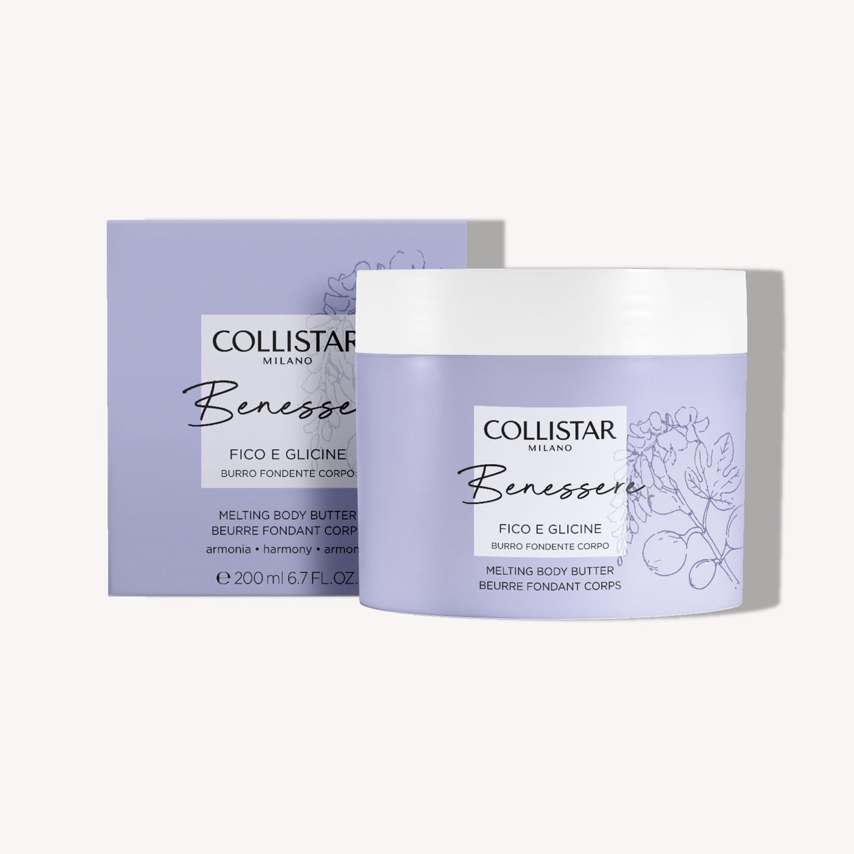 Collistar Benessere Melting Body Butter Fig & Wisteria 200ml