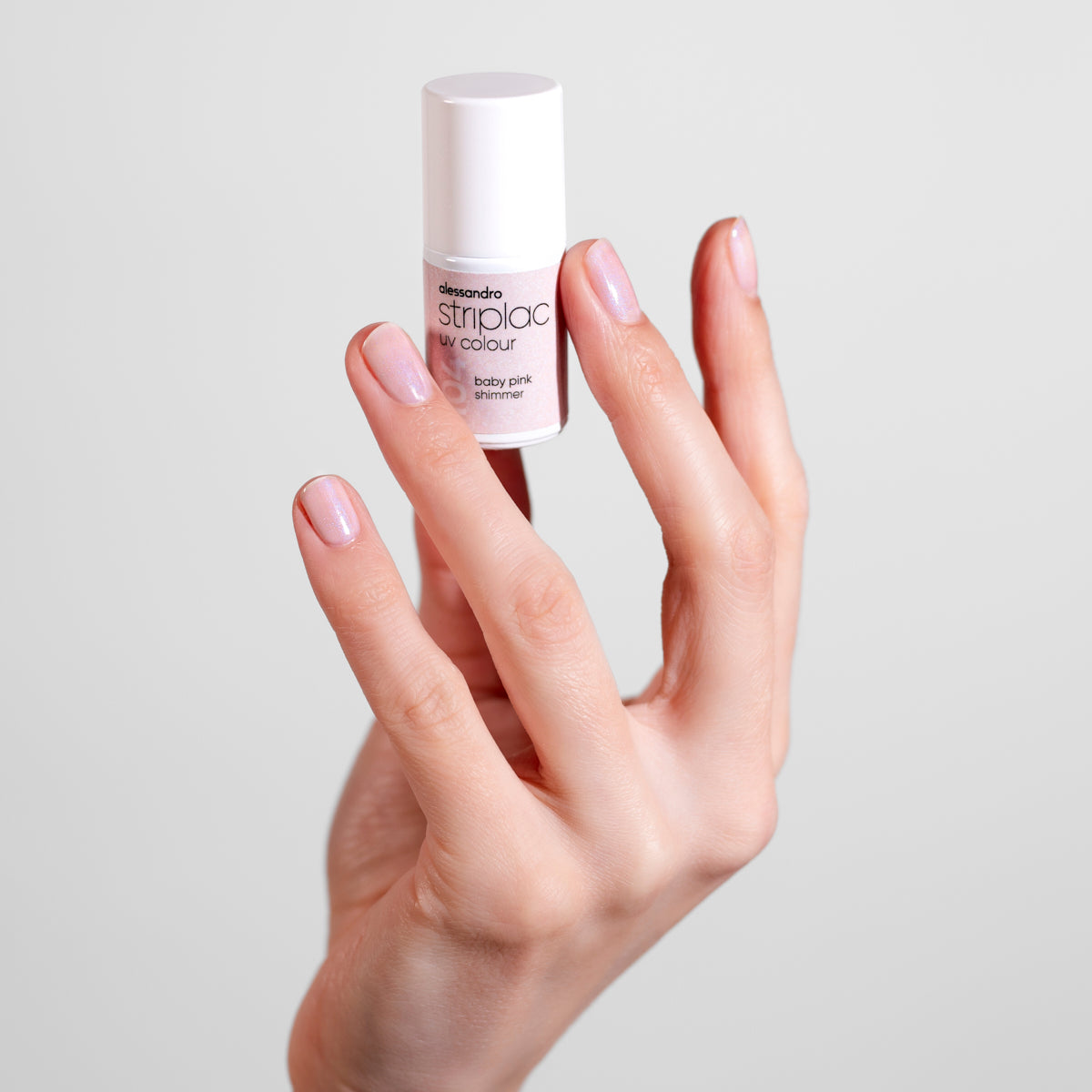 Alessandro Striplac UV Colour 104, Baby Pink Shimmer