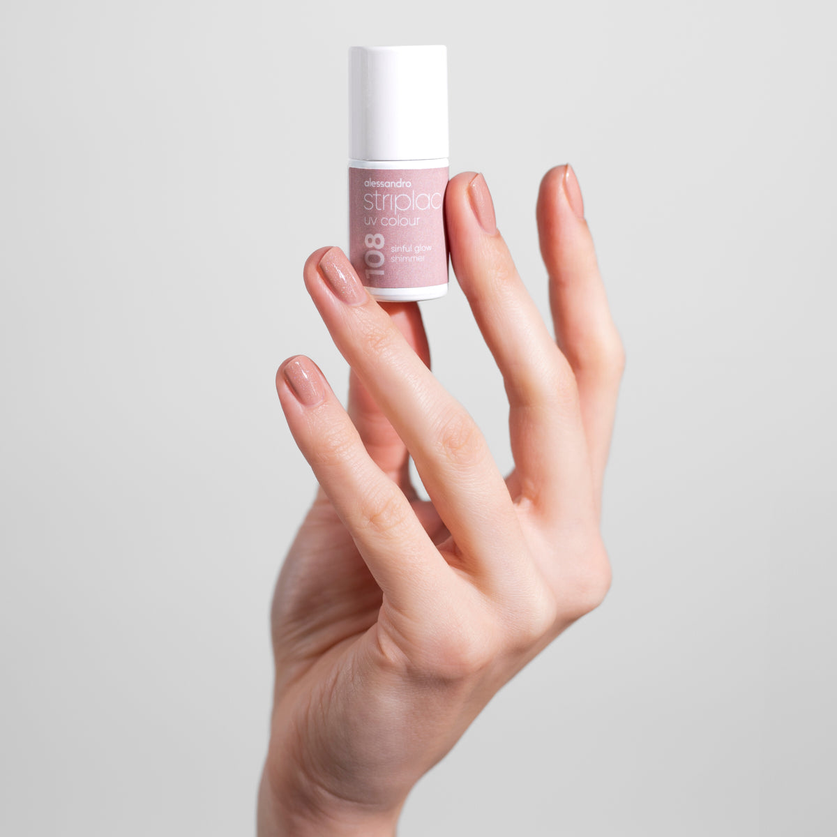 Alessandro Striplac UV Colour 108, Sinful Glow Shimmer