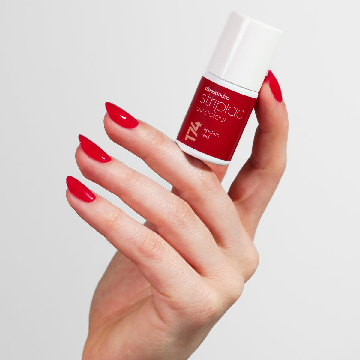 Alessandro Striplac UV Colour 174, Lipstick Red