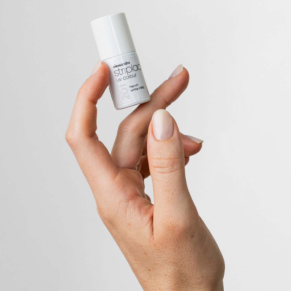 Alessandro Striplac UV Colour 201, French White Milky