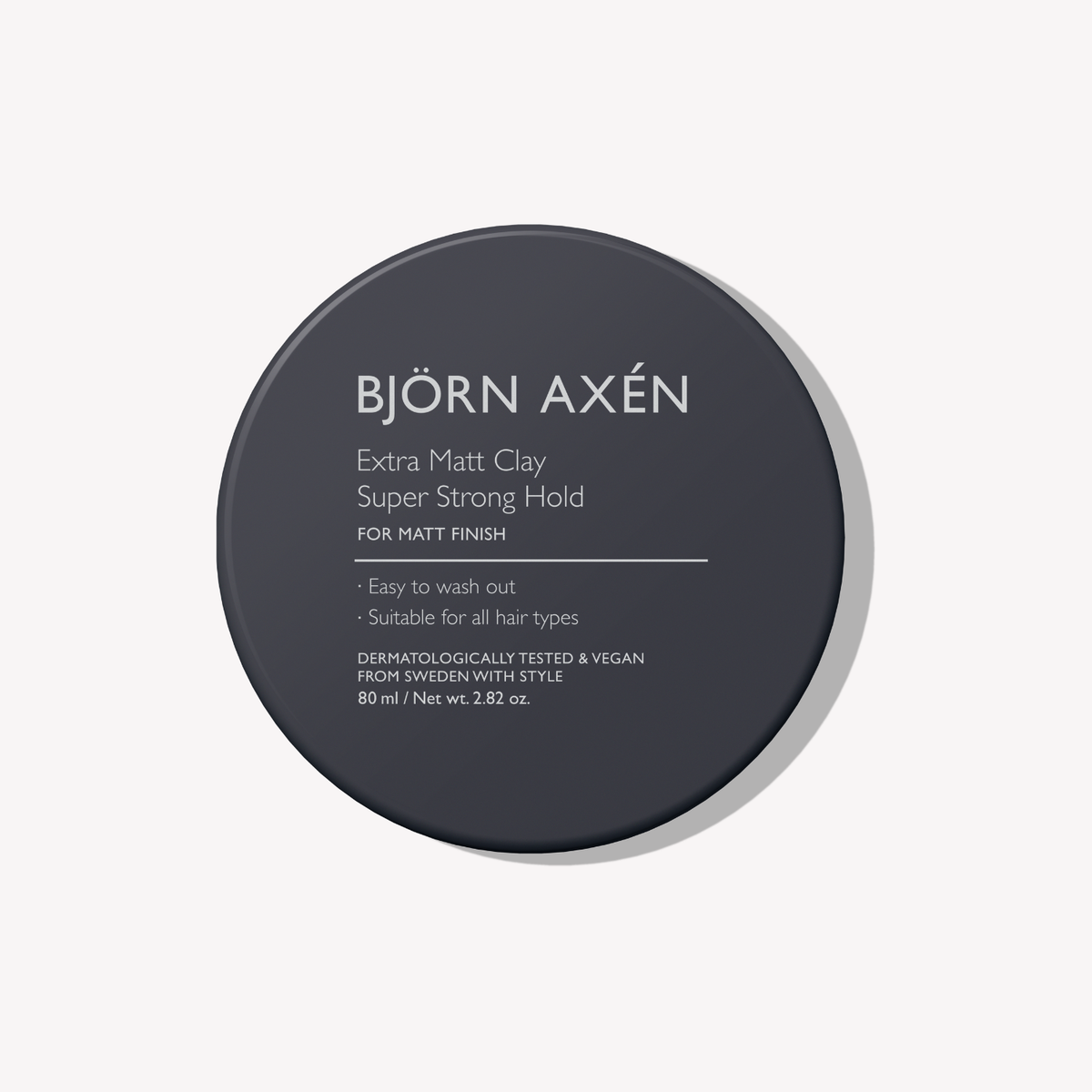 Bjorn Axen Extra Matt Clay Super Strong Hold Vegan 80 ml