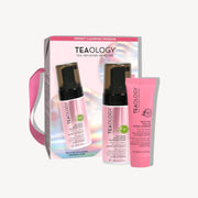 Teaology Cleansing Kit - Tea Glow Foam + Peach Milk Oil