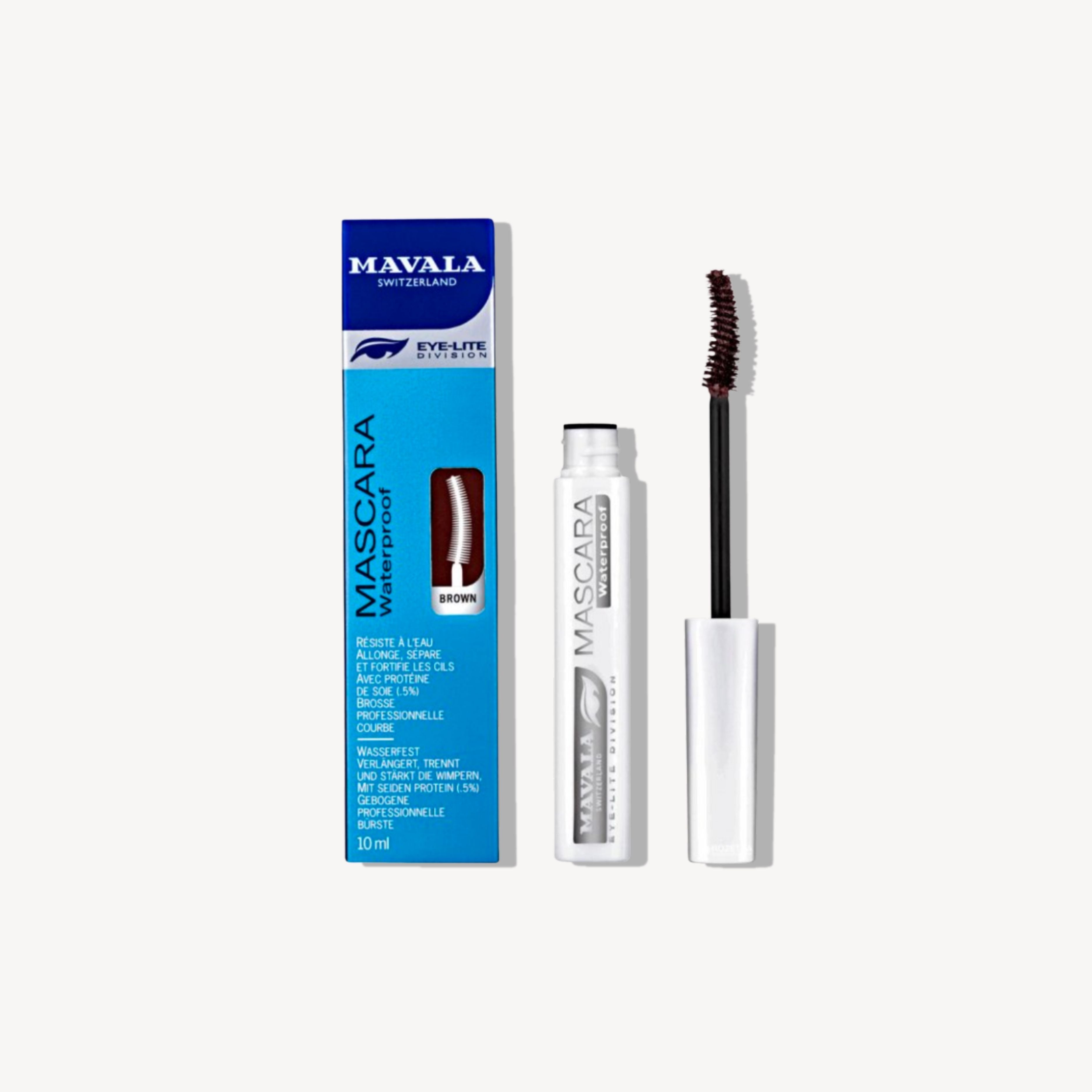 Mavala Mascara Lengthening Waterproof 2, Brun