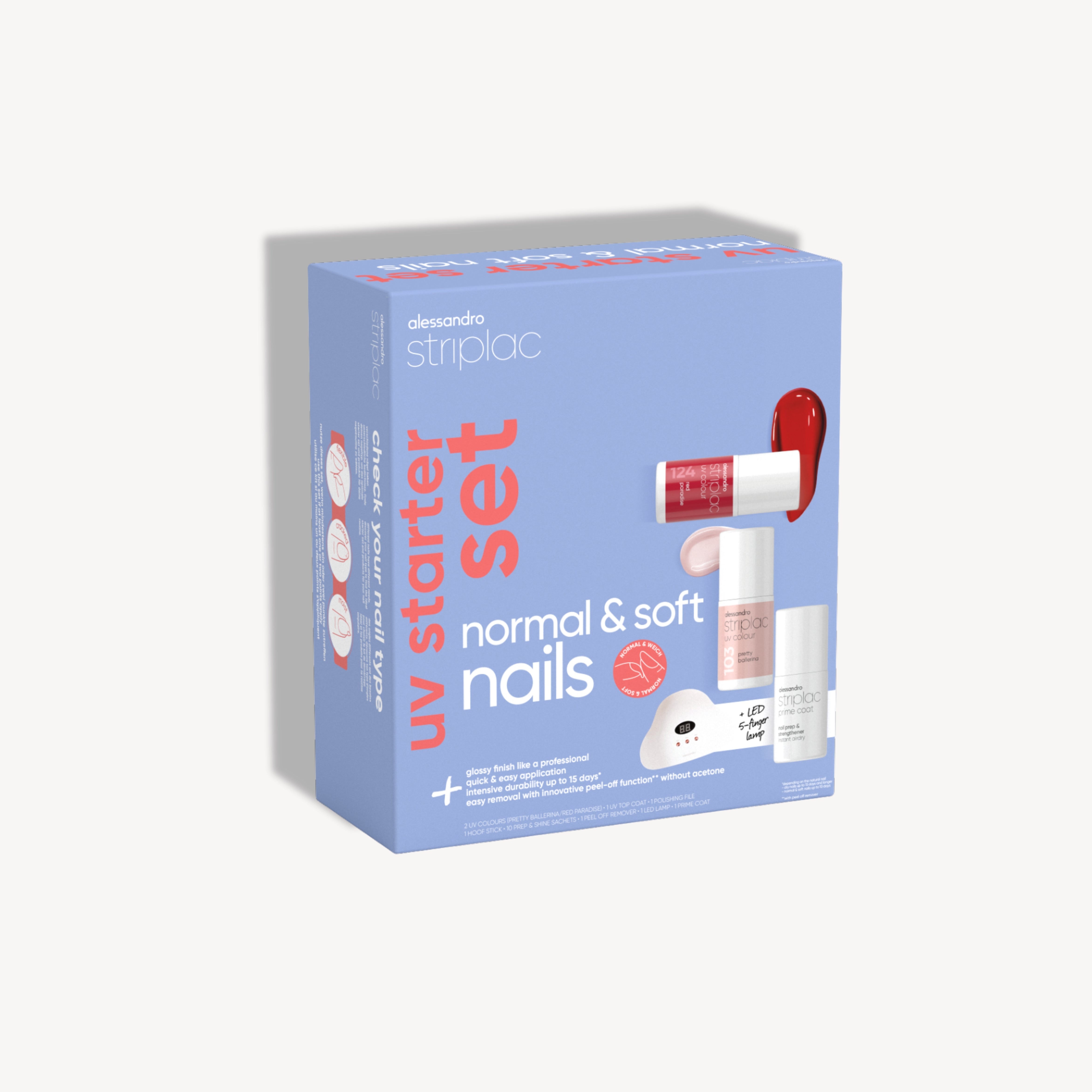 Alessandro Striplac UV Starter Set Normal & Soft Nails