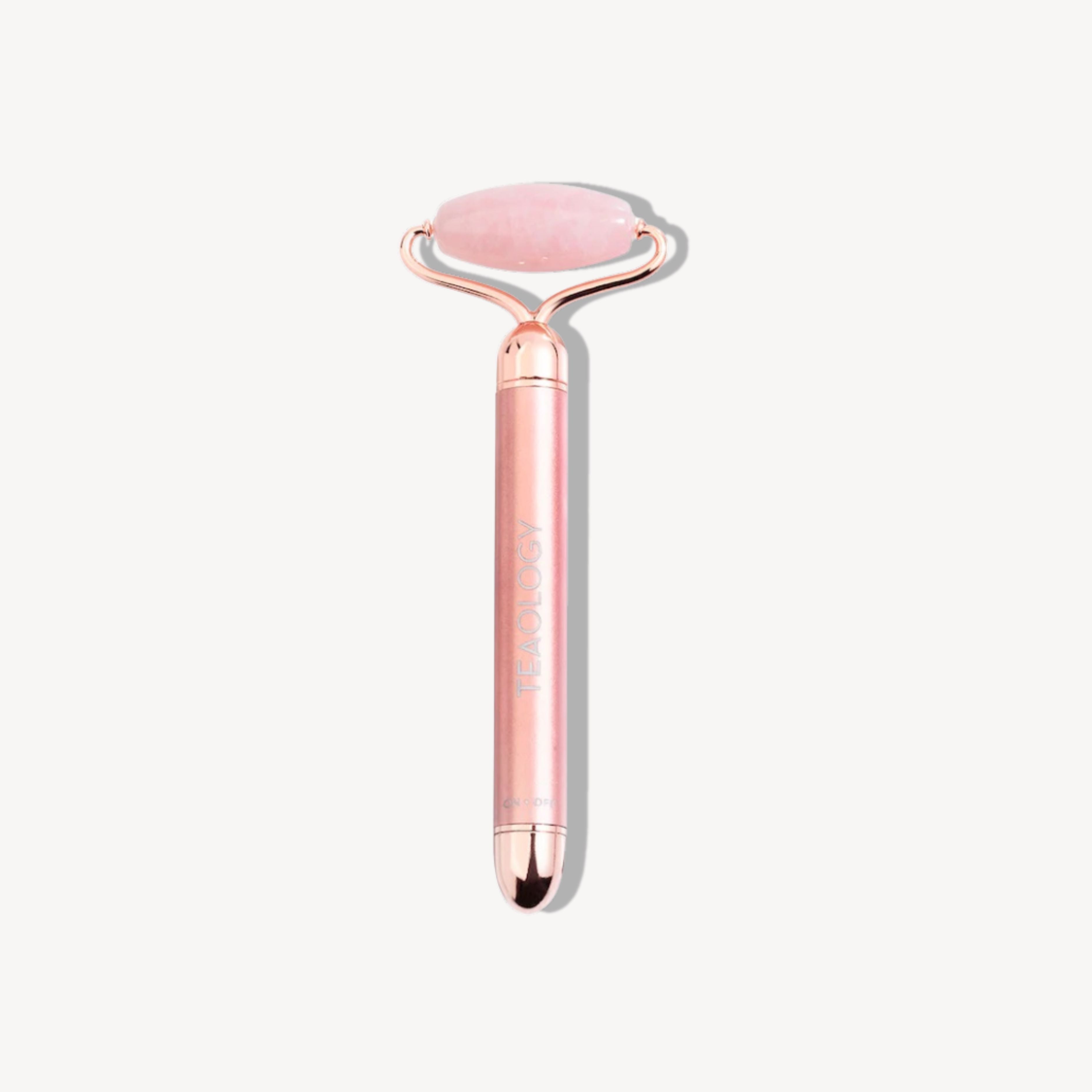 Teaology Rose Quartz Vibrating Face Roller