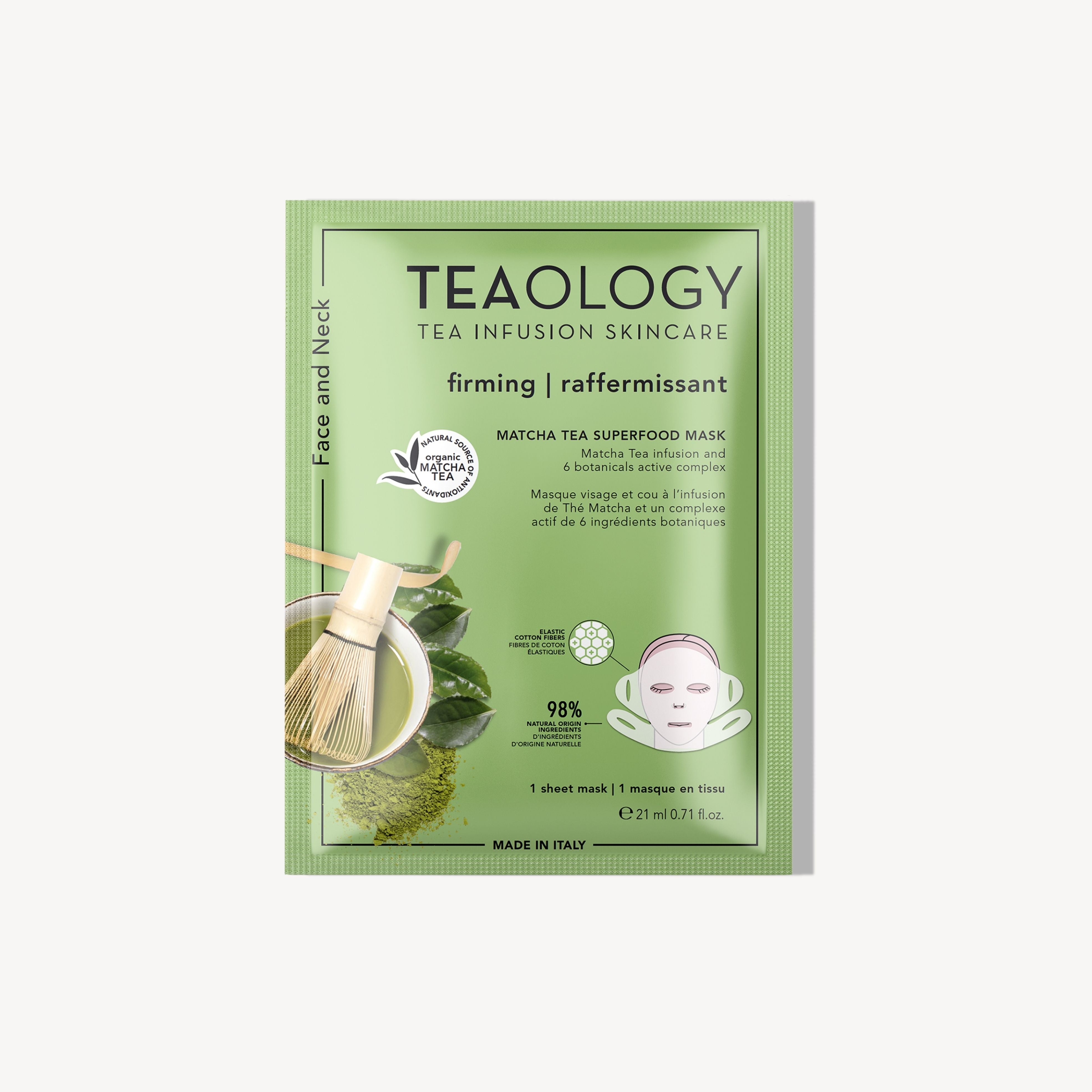 Teaology Matcha Tea Superfood Mask 21 ml