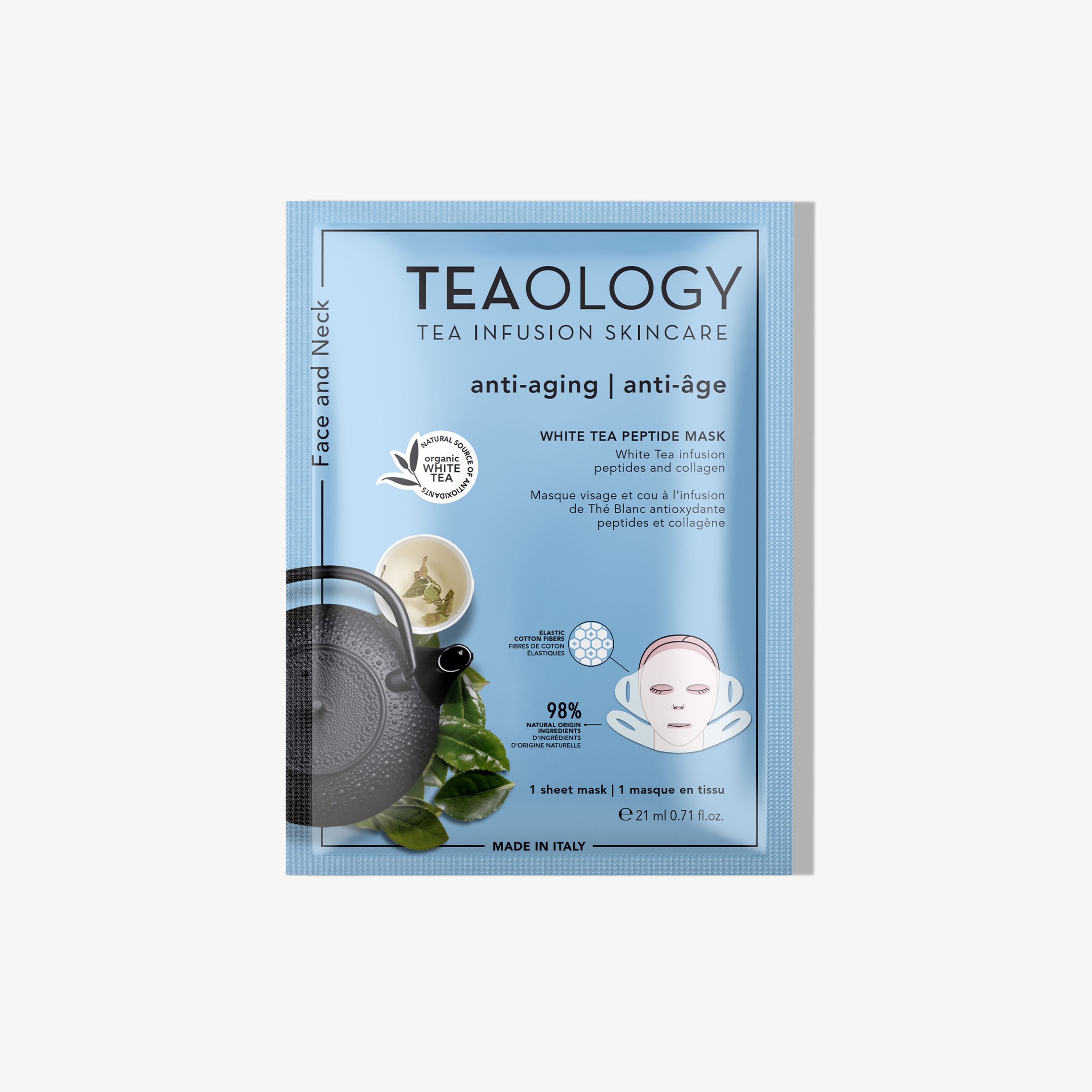 Teaology White Tea Peptide Mask 21 ml