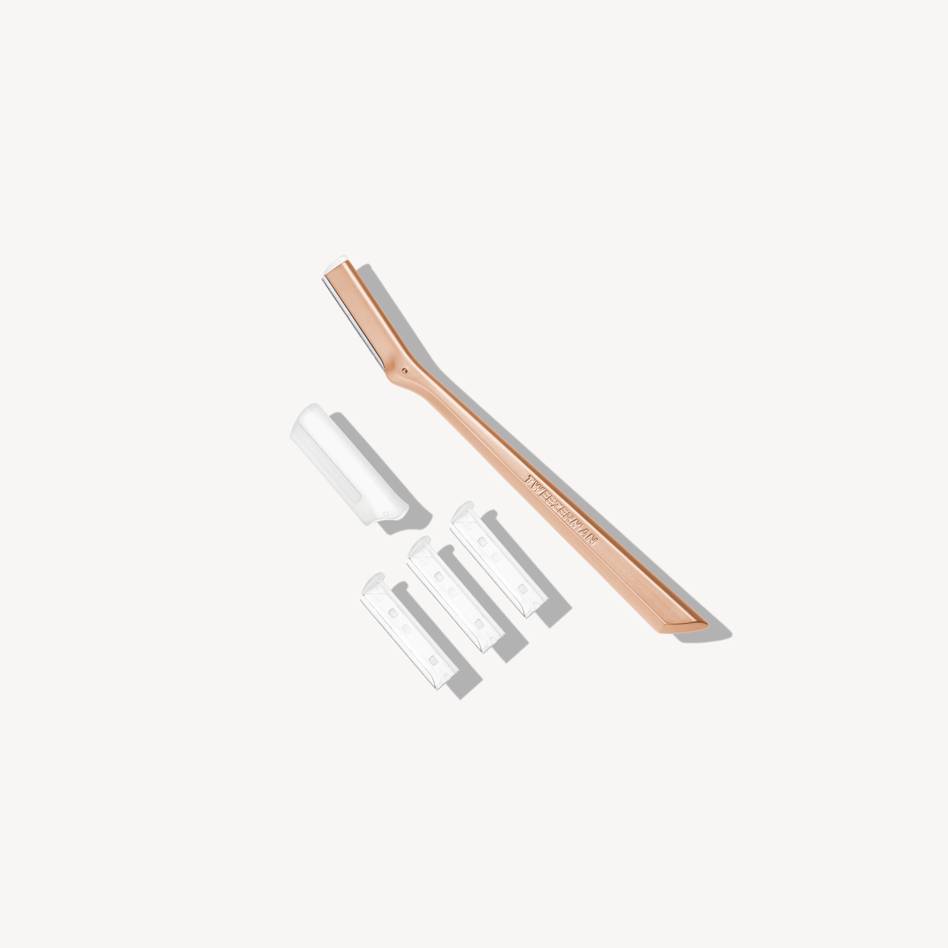 Tweezerman Facial Razor Rose Gold