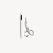 Tweezerman Stainless Steel Wenkbrauwschaar met borstel