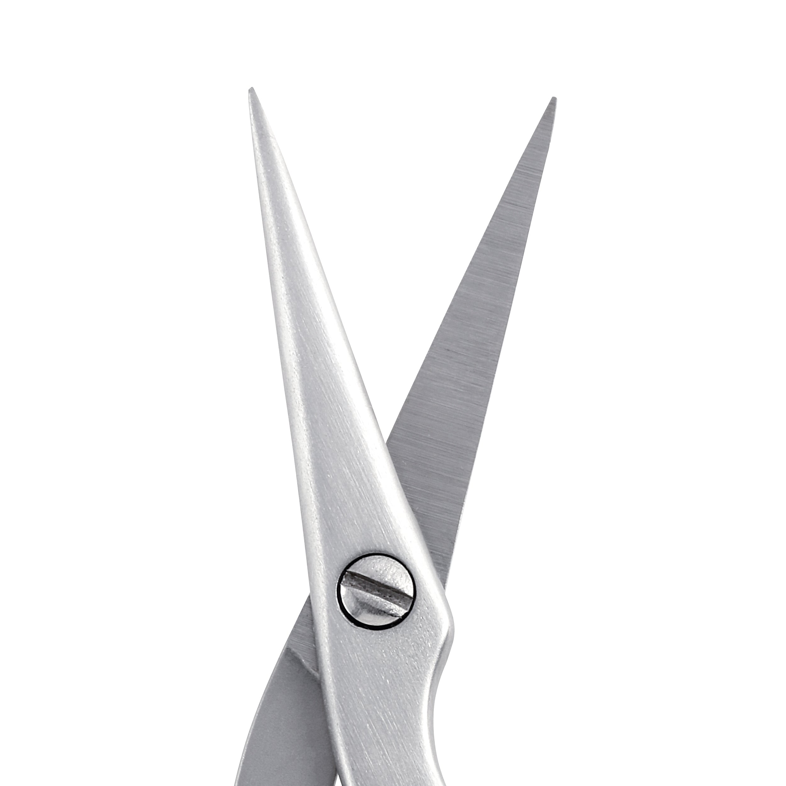 Tweezerman Stainless Steel Wenkbrauwschaar met borstel